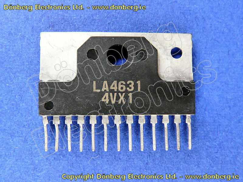 Semiconductor: LA4631 (LA 4631) - 5W 2-CHANNEL AF POWER AMPLIFIER